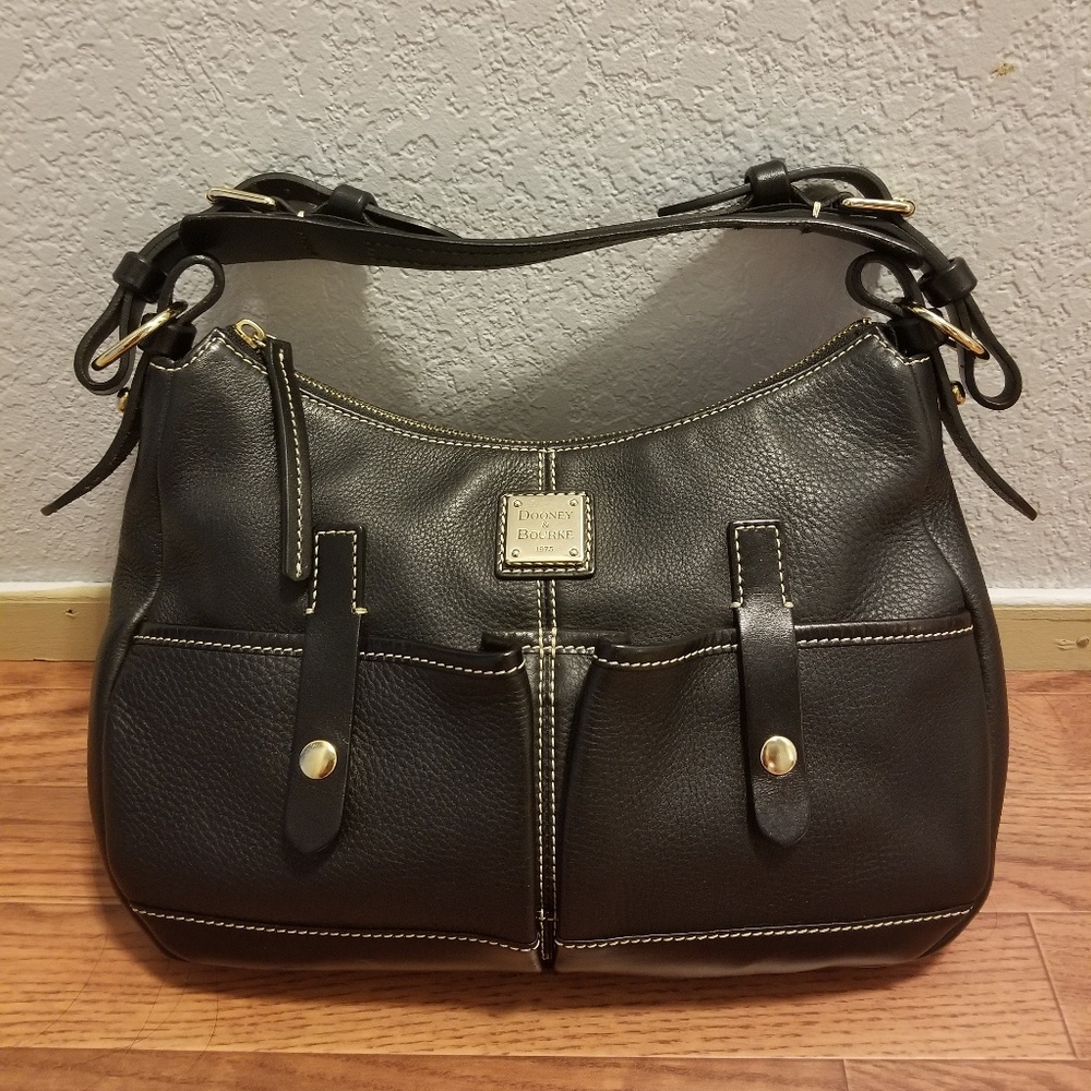 Dooney & Bourke Small Safari Leather Hobo Bag